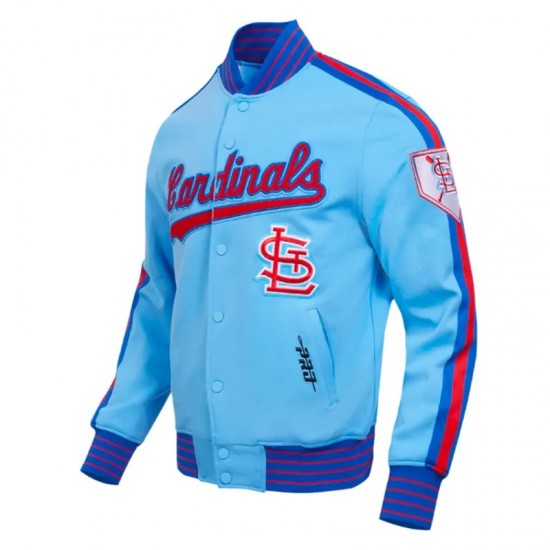 St. Louis Cardinals Logo Game Day Uni Blue Jacket