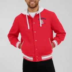 St. Louis Cardinals Red Cotton Hooded Jacket