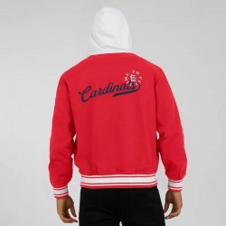 St. Louis Cardinals Red Cotton Hooded Jacket