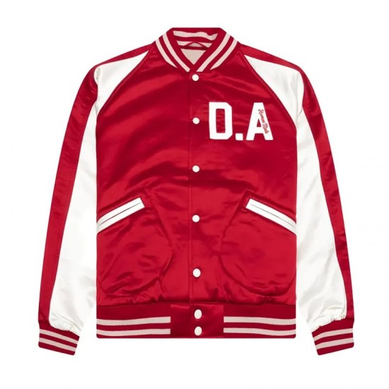 Stadium Satin Bomber Jacket