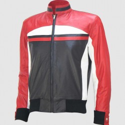 Street Wear Men's Leather Bomber jacket