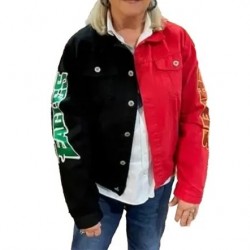 Super Bowl Kelce Mom Denim Jacket