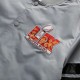 Super Bowl LIX Gray Varsity Satin Jacket Super Bowl LIX Gray Varsity Satin Jacket