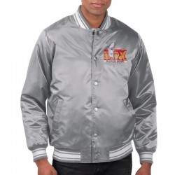 Super Bowl LIX Varsity Satin Jacket