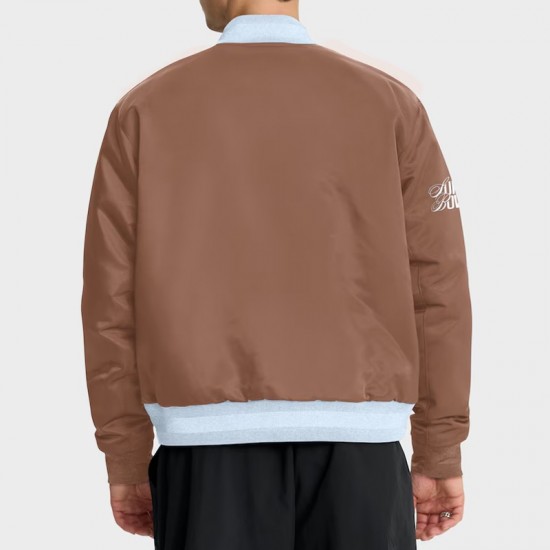 Super Bowl LX Legacy Brown Bomber Jacket