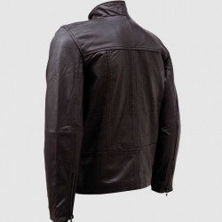 Super Slim Men Brown Leather Motorcycle Jacket Super Slim Men Brown Leather Motorcycle Jacket