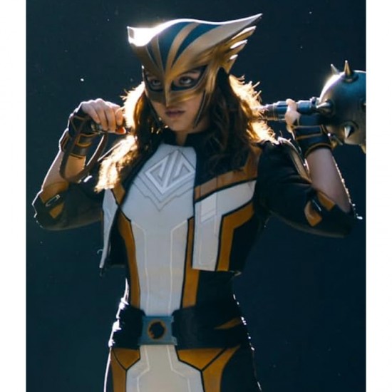 Superman Hawkgirl 2025 Cropped Leather jacket Superman Hawkgirl 2025 Cropped Leather jacket