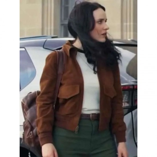 Superman Lois Lane Bomber Brown Suede Leather Jacket Superman Lois Lane Bomber Brown Suede Leather Jacket