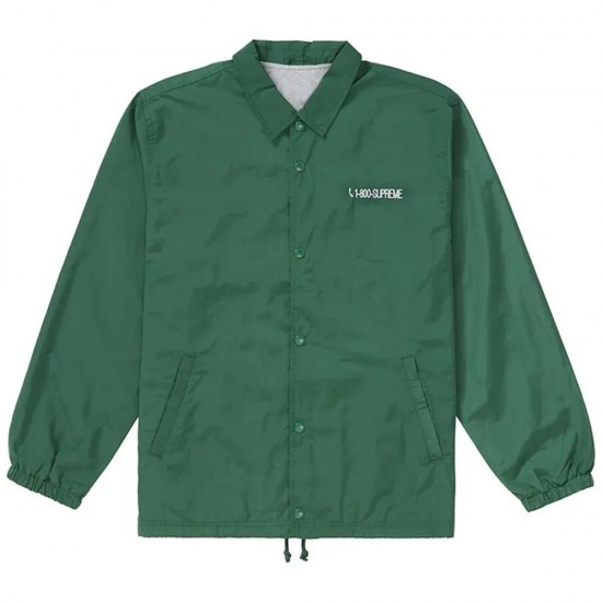 Supreme 1-800 Coaches Green Jacket Supreme 1-800 Coaches Green Jacket