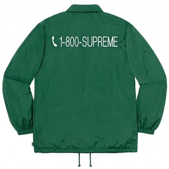 Supreme 1-800 Coaches Green Jacket Supreme 1-800 Coaches Green Jacket