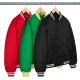 Supreme Full-Snap Varsity Satin Jacket Supreme Full-Snap Varsity Satin Jacket