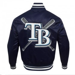Tampa Bay Rays Mashup Classic Rib Satin Jacket Tampa Bay Rays Mashup Classic Rib Satin Jacket