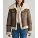 Taylor Swift Shearling Brown Leather Jacket Taylor Swift Shearling Brown Leather Jacket