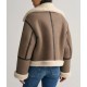 Taylor Swift Shearling Brown Leather Jacket Taylor Swift Shearling Brown Leather Jacket