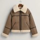 Taylor Swift Shearling Brown Leather Jacket Taylor Swift Shearling Brown Leather Jacket
