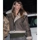 Taylor Swift Shearling Brown Leather Jacket Taylor Swift Shearling Brown Leather Jacket