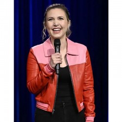 Taylor Tomlinson After Midnight Leather Jacket 