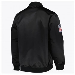 Team Leader Seattle Seahawks Bomber Satin Jacket