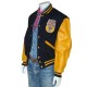 Teamsters Black and Gold Varsity Jacket