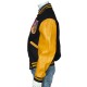 Teamsters Black and Gold Varsity Jacket
