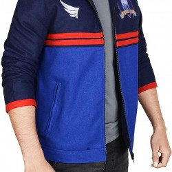 Jason Sudeikis Ted Lasso Blue Track Jacket
