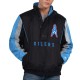 Tennessee Oilers Thursday Night Gridiron Half-Zip Jacket