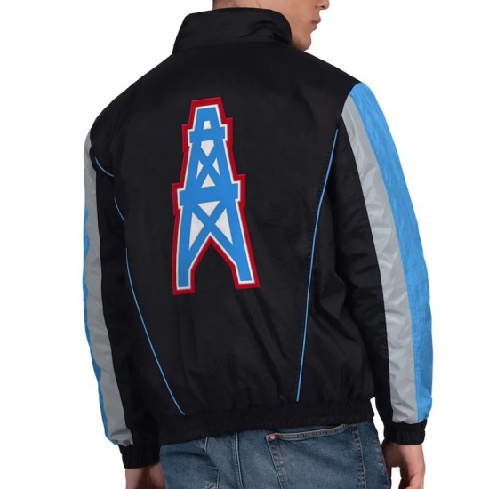 Tennessee Oilers Thursday Night Gridiron Half-Zip Jacket