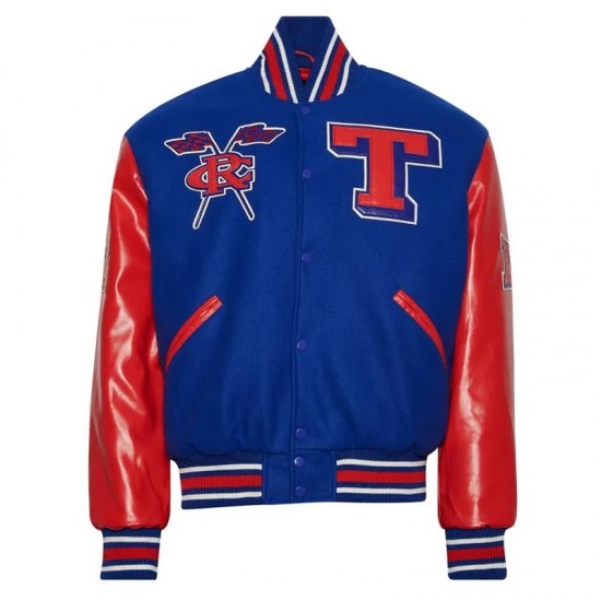 Tennessee State University Blue Red Letterman Jacket Tennessee State University royal blue varsity jacket with red sleeves college style