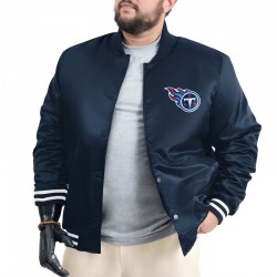 Tennessee Titans Adaptive Team Graphic Varsity Satin Jacket