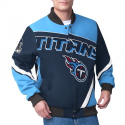 Tennessee Titans Maximum Racing Navy Jacket