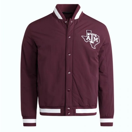 Texas A&M Aggies Purple Coaches Dugout Jacket