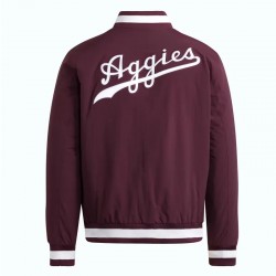 Texas A&M Aggies Purple Coaches Dugout Jacket