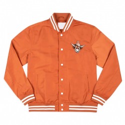 Texas Longhorns Arched Burnt Orange Bomber Jacket