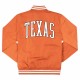 Texas Longhorns Arched Burnt Orange Bomber Jacket