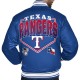 Texas Rangers Home Plate Graphic Satin Jacket Unisex