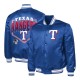 Texas Rangers Home Plate Graphic Satin Jacket Unisex