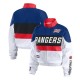 Texas Rangers Racing Navy/White Full-Zip Jacket