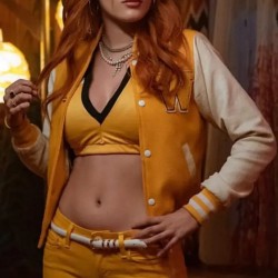 The Babysitter 2 Bella Thorne Yellow Varsity Jacket
