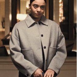 Olivia Benitez The Beast In Me Aleyse Shannon Gray Jacket