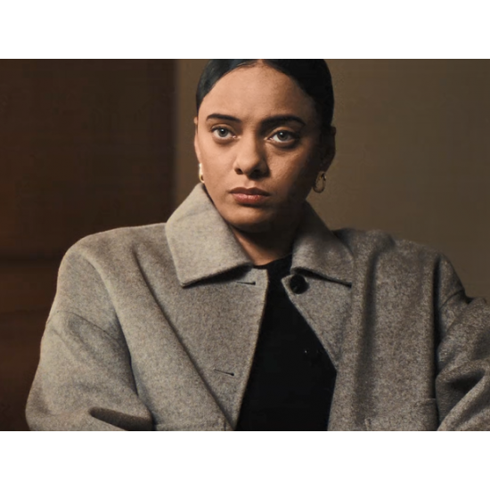 Olivia Benitez The Beast In Me Aleyse Shannon Gray Jacket Olivia Benitez The Beast In Me Aleyse Shannon Gray Jacket