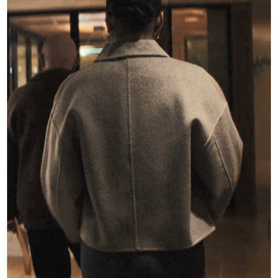 Olivia Benitez The Beast In Me Aleyse Shannon Gray Jacket Olivia Benitez The Beast In Me Aleyse Shannon Gray Jacket