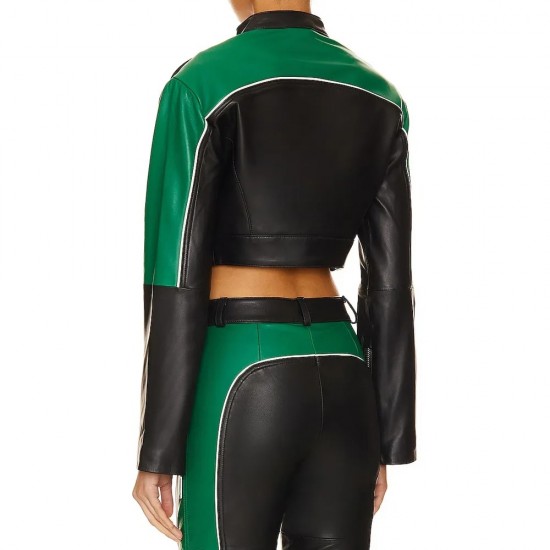 The Bold and the Beautiful Lisa Yamada Cropped Leather Jacket The Bold and the Beautiful Lisa Yamada Cropped Leather Jacket