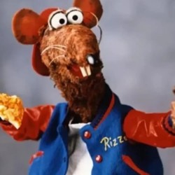 The Muppets Rizzo The Rat Blue Varsity Jacket