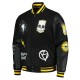 The Simpsons Freeze Max Polished Punk Bart Black Varsity Jacket