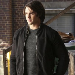 The Vampire Diaries Steven R. Mcqueen Bomber Jacket  The Vampire Diaries Steven R. Mcqueen Bomber Jacket