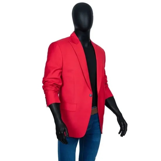 The Weeknd Blinding Lights Red Blazer The Weeknd Blinding Lights Red Blazer