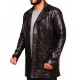 The Wire Dominic West Brown Leather Coat The Wire Dominic West Brown Leather Coat
