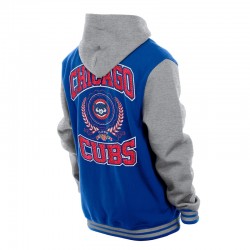 Throwback Prep Chicago Cubs Royal Hoodie Jacket Throwback Prep Chicago Cubs Royal Hoodie Jacket