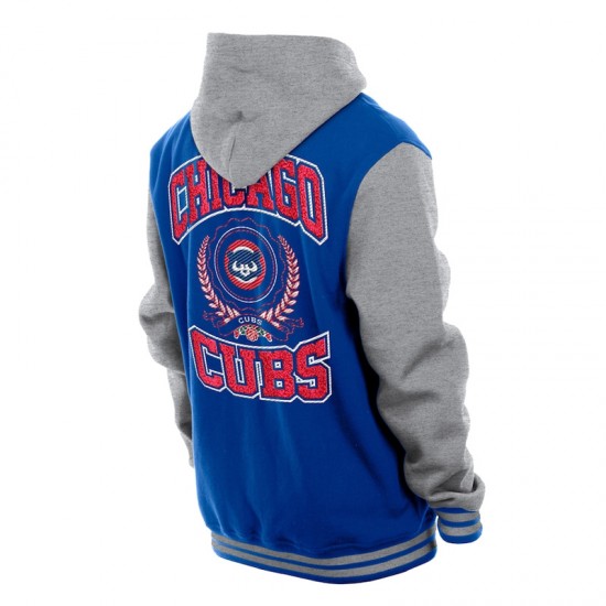 Throwback Prep Chicago Cubs Royal Hoodie Jacket