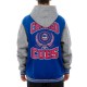 Throwback Prep Chicago Cubs Royal Hoodie Jacket